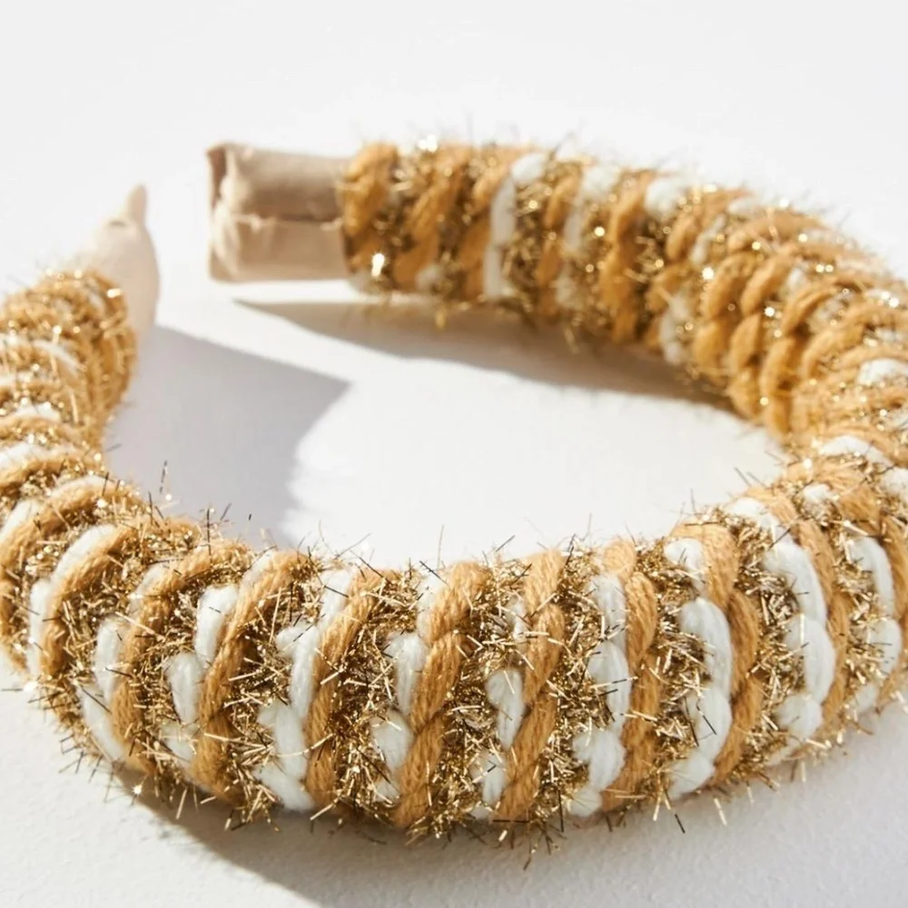 Anthropologie Rope Twist Braided Headband